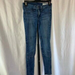 Rag & Bone Moto Style Skinny Jeans, size 24